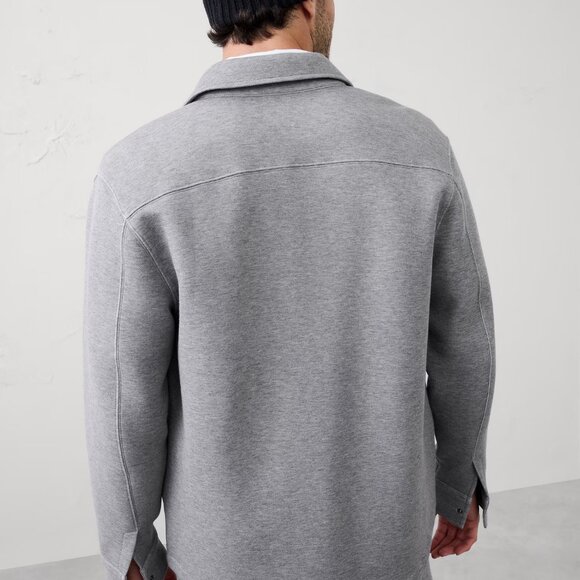 Banana Republic Men's X-Large Gray Snap Closure Shirt Jackets- New with Tags - Picture 3 of 8